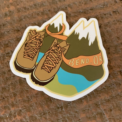 Bend Hiking Sticker