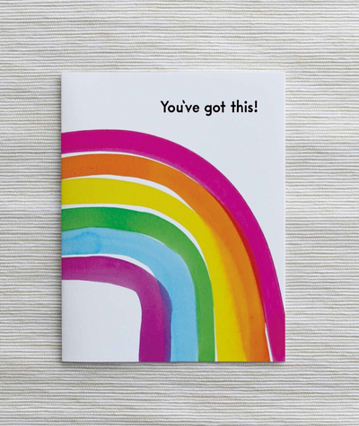 Rainbow "You've Got This!" - Blank Card