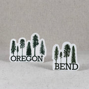 Bend Oregon Tree Stickers from Green Bird Press