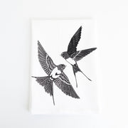 Flour Sack Towel - Swallows
