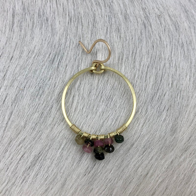 Small Tiered Stone Hoop