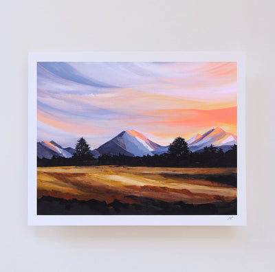 Three Sisters Sunset - 11x14