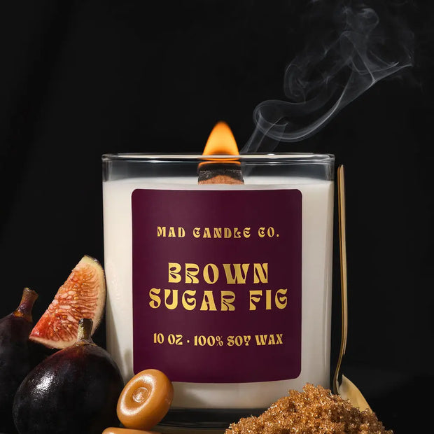 Brown Sugar Fig 10 Oz. - Mad Candle Co.