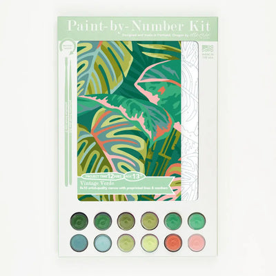Vintage Verde Paint-by-Number Kit