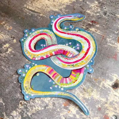 Snake Holographic Accents Sticker