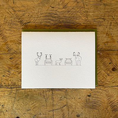 Antlers Letterpress Cards
