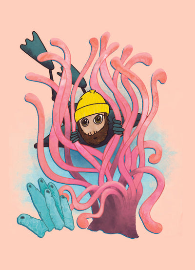 Diver Poster - Sweet Pea Cole