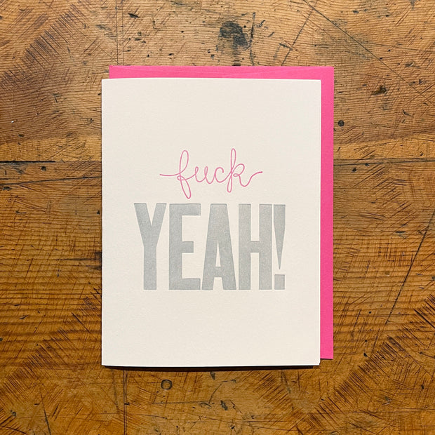 Sweary Letterpress Cards
