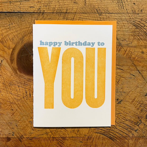 Birthday Letterpress Cards