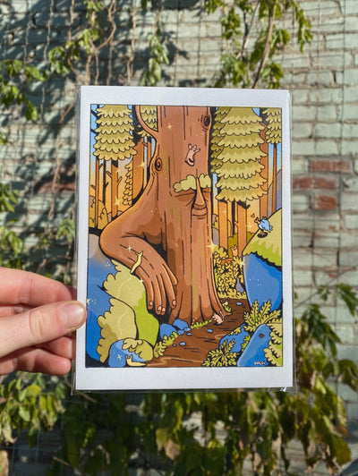 5x7" Print - Friendly Forest