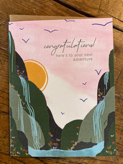 Greeting Cards - Congratulations! Here’s to your Next Adventure