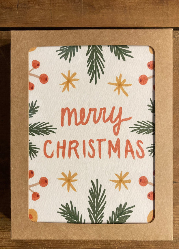 Merry Christmas Holiday Card (Box of 8)