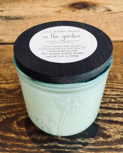 lil mama megs candle- In the Garden