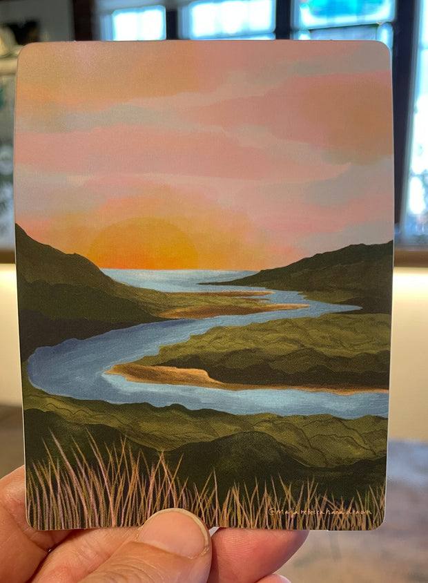 Sticker - Sunset River