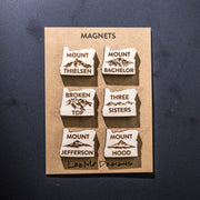 Oregon Cascade Mountains Magnet Set