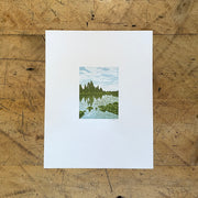 Oregon Landscape/Cityscape Letterpress Prints