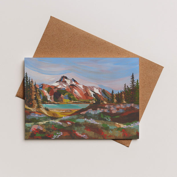 Mount Jefferson Greeting Card