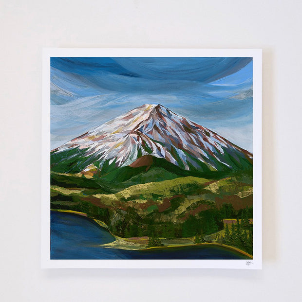 Mount Bachelor III - 8x8  Fine Art Print