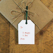 Letterpress Gift Tags