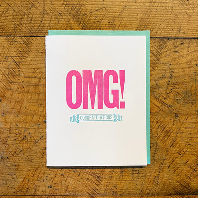 Congratulations Letterpress Cards
