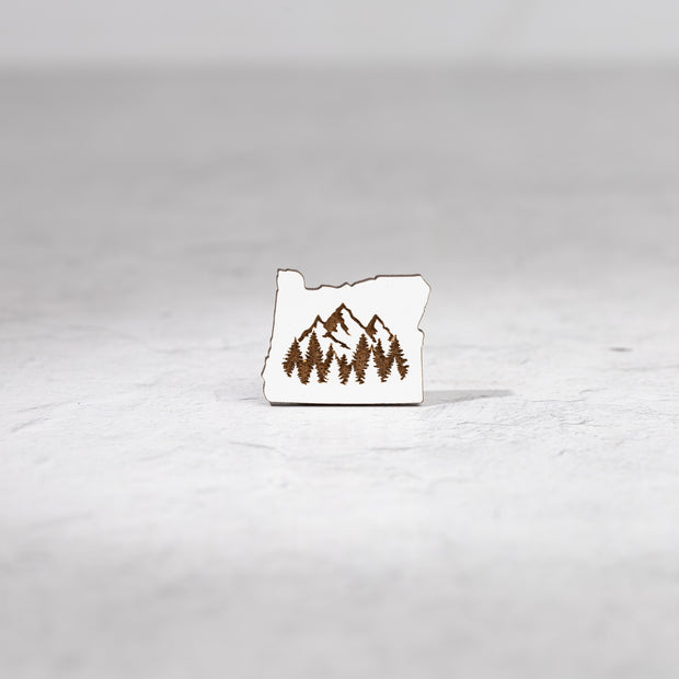 Oregon Mountains & Trees Mini Magnets