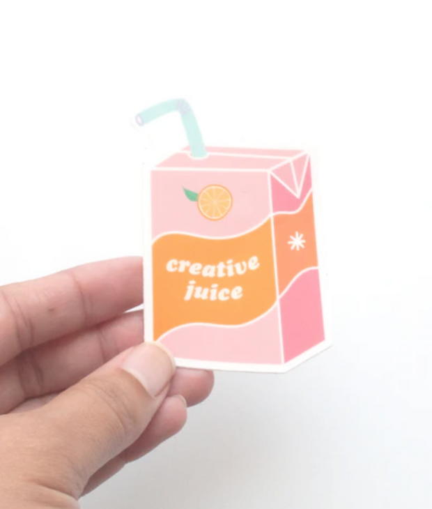 Creative Juice Box Sticker