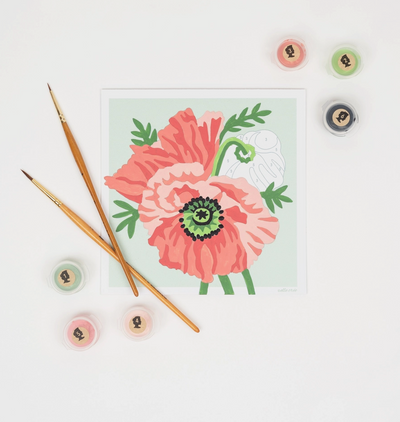 MINI Poppies Paint-by-Number Kit