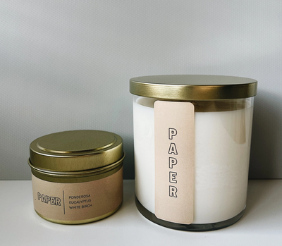 9 oz. Paper Soy/Coconut Candle