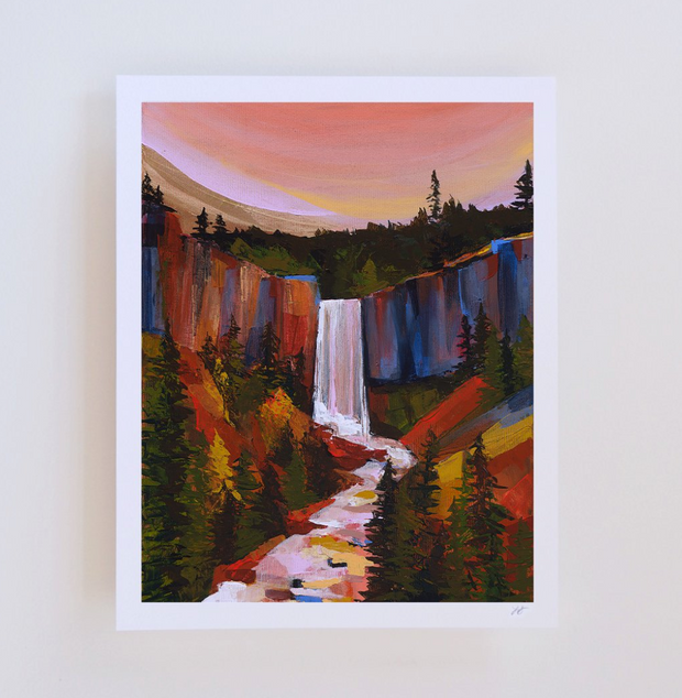 Tumalo Falls Greeting Card