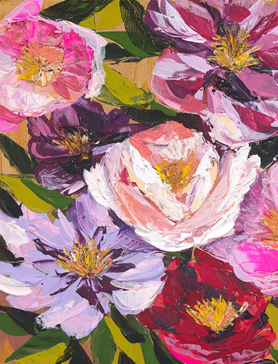 Peonies Greeting Card