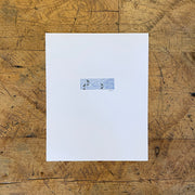 Mini Bird & Wood Block Letterpress Prints