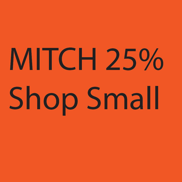 Already Discounted Shop Small from Mitch