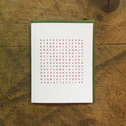 Holiday Letterpress Cards