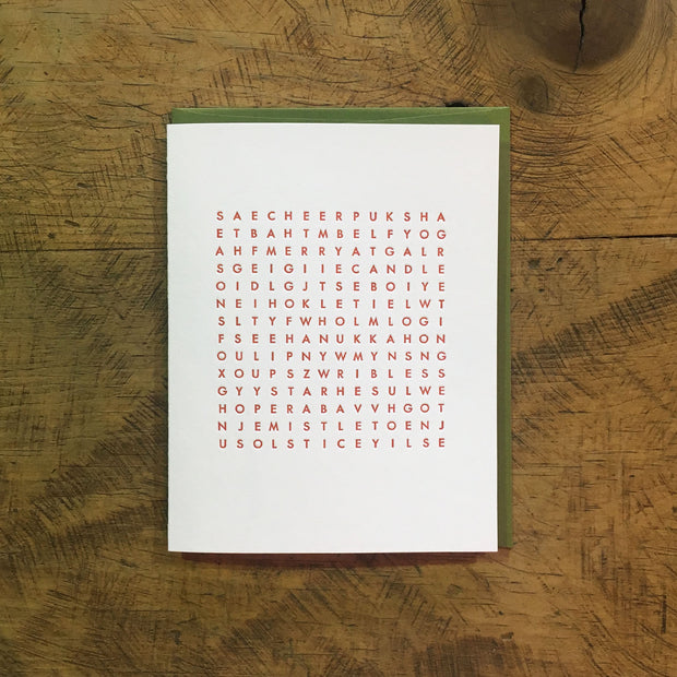 Holiday Letterpress Cards