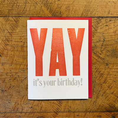 Birthday Letterpress Cards