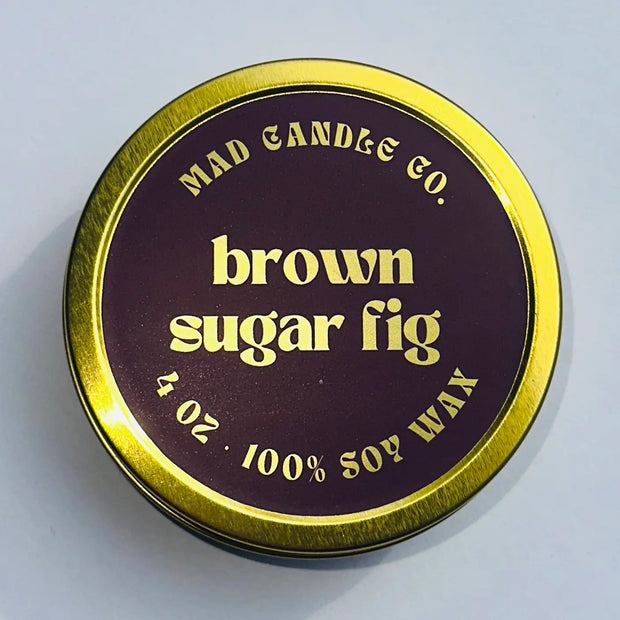 Brown Sugar Fig 10 Oz. - Mad Candle Co.