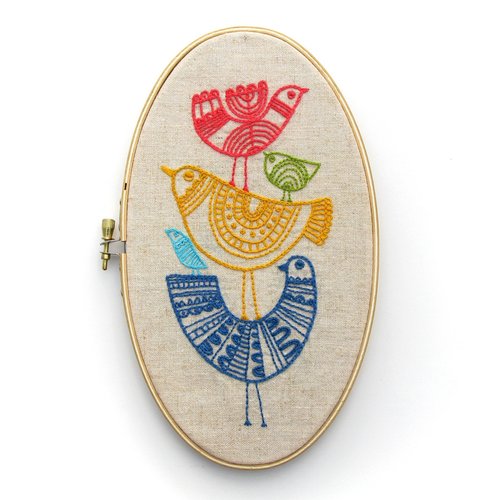 Birds Embroidery Kit