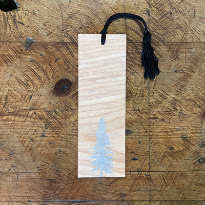 Conifer Wood & Leather Bookmarks