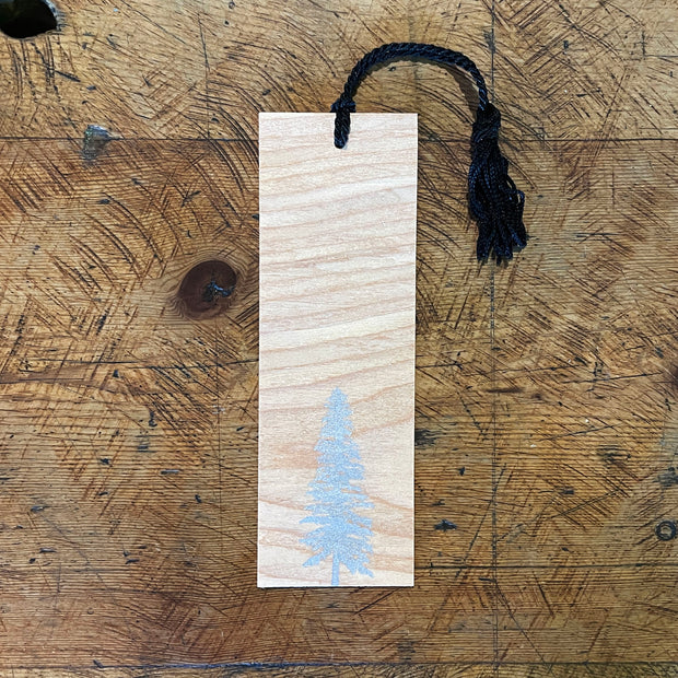 Conifer Wood & Leather Bookmarks