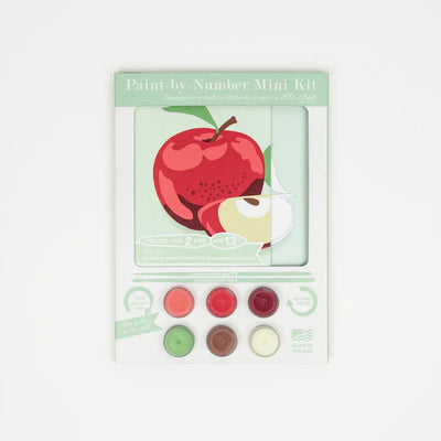 Apples Paint-By-Number Kit