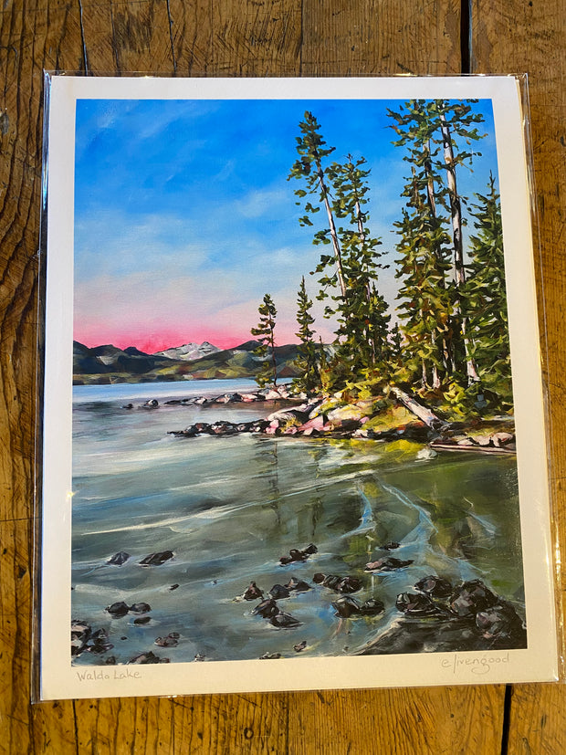 Emily Livengood Waldo Lake 8x10 Print