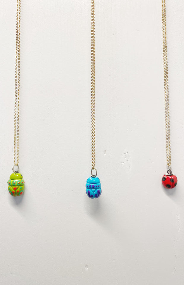 Lady Bug Necklace