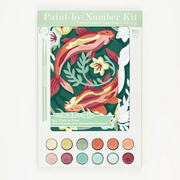 Koi Fish Paint-by-Number Kit