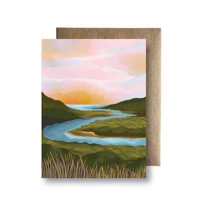 Rivers + Oceans Greeting Card