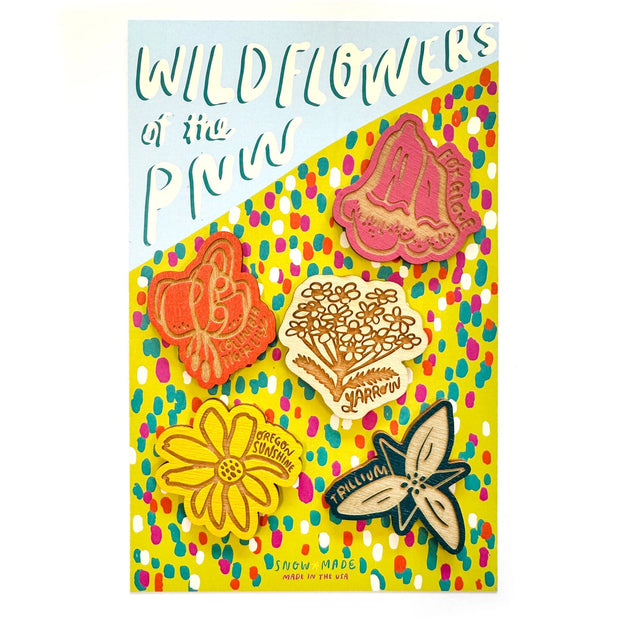 Wildflower Magnets - Set of 5