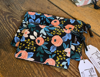 Pacific Zipper Pouch In Dark Rose (Small)