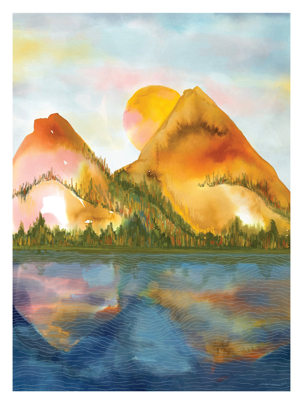 Print (9"x12") & (11"x14") - Autumn Mountains