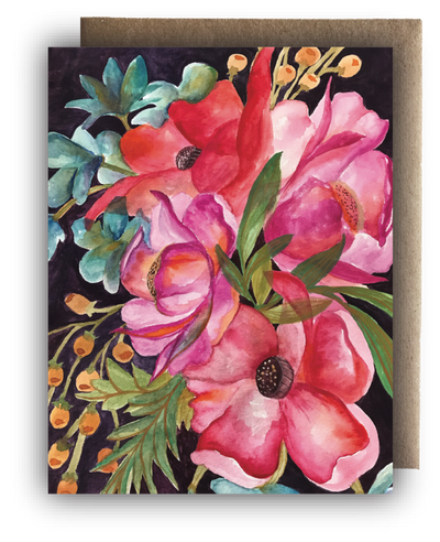 Greeting Card - Bright Bouquet Floral Card