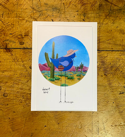 Desert Bird Greeting Card - 4x6