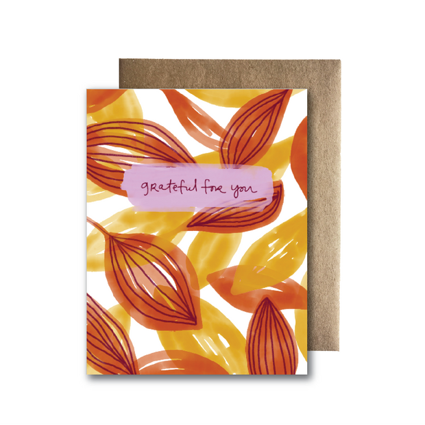 Greeting Card - Grateful For You